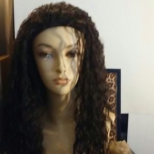Ladies long full cap wigs on the go